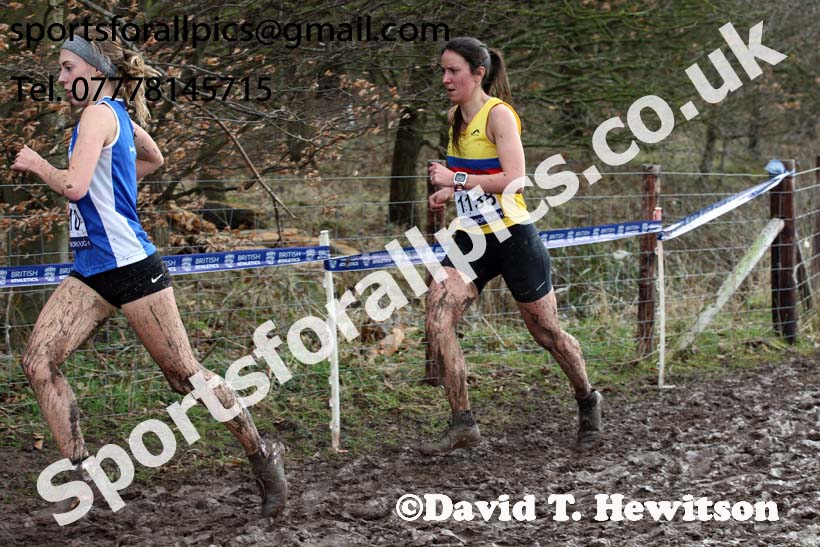 Senior womens 2018 British Inter Counties Cross Country Champs., Prestwold Hall, Loughborough. Photo: David T. Hewitson/Sports for All Pics